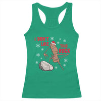 I Do Not Like This Rock Racerback Tank Top Christmas Marcus The Worm Meme Gift - Wonder Print Shop