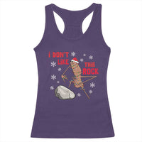 I Do Not Like This Rock Racerback Tank Top Christmas Marcus The Worm Meme Gift - Wonder Print Shop