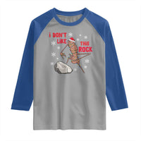 I Do Not Like This Rock Raglan Shirt Christmas Marcus The Worm Meme Gift - Wonder Print Shop