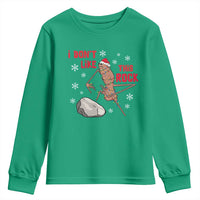 I Do Not Like This Rock Youth Sweatshirt Christmas Marcus The Worm Meme Gift - Wonder Print Shop