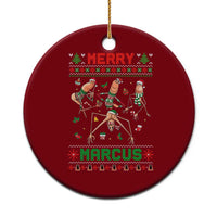 Funny Merry Marcus Ceramic Ornament Ugly Christmas Marcus The Worm Meme Gift - Wonder Print Shop
