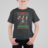 Funny Merry Marcus T Shirt For Kid Ugly Christmas Marcus The Worm Meme Gift - Wonder Print Shop