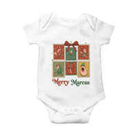 Christmas Marcus The Worm Meme Baby Onesie Funny Merry Marcus Gift - Wonder Print Shop