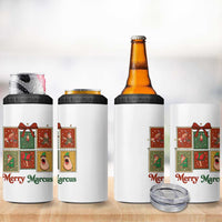 Christmas Marcus The Worm Meme 4 in 1 Can Cooler Tumbler Funny Merry Marcus Gift - Wonder Print Shop