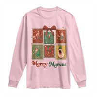 Christmas Marcus The Worm Meme Long Sleeve Shirt Funny Merry Marcus Gift - Wonder Print Shop