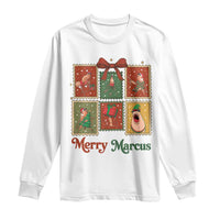 Christmas Marcus The Worm Meme Long Sleeve Shirt Funny Merry Marcus Gift - Wonder Print Shop