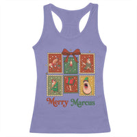 Christmas Marcus The Worm Meme Racerback Tank Top Funny Merry Marcus Gift - Wonder Print Shop