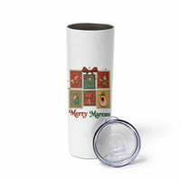 Christmas Marcus The Worm Meme Skinny Tumbler Funny Merry Marcus Gift - Wonder Print Shop