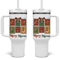 Christmas Marcus The Worm Meme Tumbler With Handle Funny Merry Marcus Gift - Wonder Print Shop