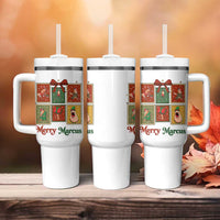 Christmas Marcus The Worm Meme Tumbler With Handle Funny Merry Marcus Gift - Wonder Print Shop