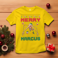 Marcus The Worm Meme Merry Marcus T Shirt Funny Ugly Christmas Gift - Wonder Print Shop