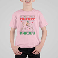 Marcus The Worm Meme Merry Marcus T Shirt For Kid Funny Ugly Christmas Gift - Wonder Print Shop