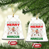 Marcus The Worm Meme Merry Marcus Ceramic Ornament Funny Ugly Christmas Gift - Wonder Print Shop
