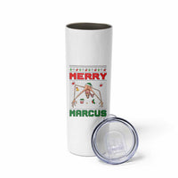 Marcus The Worm Meme Merry Marcus Skinny Tumbler Funny Ugly Christmas Gift - Wonder Print Shop