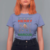 Marcus The Worm Meme Merry Marcus T Shirt For Women Funny Ugly Christmas Gift - Wonder Print Shop