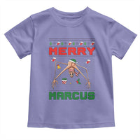 Marcus The Worm Meme Merry Marcus Toddler T Shirt Funny Ugly Christmas Gift - Wonder Print Shop