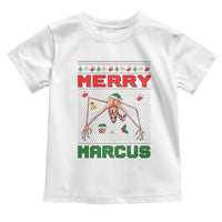Marcus The Worm Meme Merry Marcus Toddler T Shirt Funny Ugly Christmas Gift - Wonder Print Shop