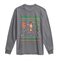 Marcus Says Six Seven Meme Christmas Ugly Sweater Long Sleeve Shirt Trendy Tiktok Gift - Wonder Print Shop