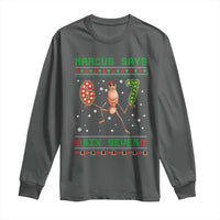 Marcus Says Six Seven Meme Christmas Ugly Sweater Long Sleeve Shirt Trendy Tiktok Gift - Wonder Print Shop
