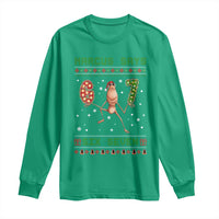 Marcus Says Six Seven Meme Christmas Ugly Sweater Long Sleeve Shirt Trendy Tiktok Gift - Wonder Print Shop