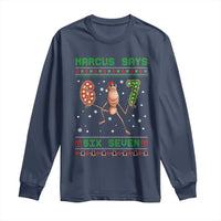 Marcus Says Six Seven Meme Christmas Ugly Sweater Long Sleeve Shirt Trendy Tiktok Gift - Wonder Print Shop