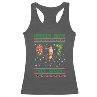 Marcus Says Six Seven Meme Christmas Ugly Sweater Racerback Tank Top Trendy Tiktok Gift - Wonder Print Shop