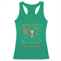 Marcus Says Six Seven Meme Christmas Ugly Sweater Racerback Tank Top Trendy Tiktok Gift - Wonder Print Shop
