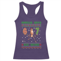 Marcus Says Six Seven Meme Christmas Ugly Sweater Racerback Tank Top Trendy Tiktok Gift - Wonder Print Shop