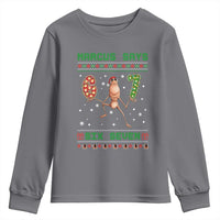 Marcus Says Six Seven Meme Christmas Ugly Sweater Youth Sweatshirt Trendy Tiktok Gift - Wonder Print Shop
