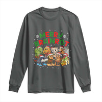 Gen Z Italian Merry Brainrot Christmas Long Sleeve Shirt Meme Holiday Gift - Wonder Print Shop