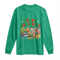 Gen Z Italian Merry Brainrot Christmas Long Sleeve Shirt Meme Holiday Gift - Wonder Print Shop