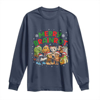 Gen Z Italian Merry Brainrot Christmas Long Sleeve Shirt Meme Holiday Gift - Wonder Print Shop