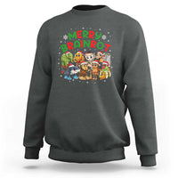 Gen Z Italian Merry Brainrot Christmas Sweatshirt Meme Holiday Gift - Wonder Print Shop
