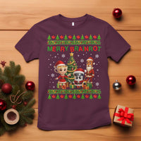 Merry Brainrot T Shirt Funny Ugly Christmas Italian Meme Gift - Wonder Print Shop
