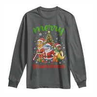 Merry Brainrotmas Long Sleeve Shirt Funny Italian Brainrot Meme Christmas - Wonder Print Shop