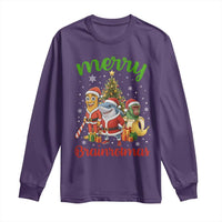 Merry Brainrotmas Long Sleeve Shirt Funny Italian Brainrot Meme Christmas - Wonder Print Shop