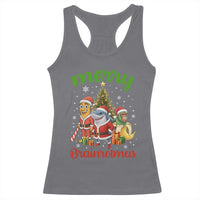 Merry Brainrotmas Racerback Tank Top Funny Italian Brainrot Meme Christmas - Wonder Print Shop
