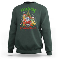 Merry Brainrotmas Sweatshirt Funny Italian Brainrot Meme Christmas - Wonder Print Shop