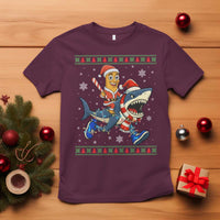 Funny Tung Tung Sahur Riding Tralala T Shirt Ugly Chritstmas Italian Brainrot Meme - Wonder Print Shop