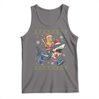 Funny Tung Tung Sahur Riding Tralala Tank Top Ugly Chritstmas Italian Brainrot Meme - Wonder Print Shop