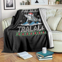 Falalero Tralala Italian Brainrot Meme Christmas Throw Blanket Funny Gen Z Alpha Ugly Xmas Gift - Wonder Print Shop