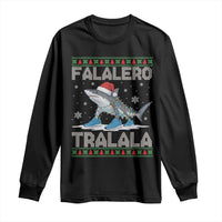 Falalero Tralala Italian Brainrot Meme Christmas Long Sleeve Shirt Funny Gen Z Alpha Ugly Xmas Gift - Wonder Print Shop