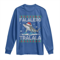 Falalero Tralala Italian Brainrot Meme Christmas Long Sleeve Shirt Funny Gen Z Alpha Ugly Xmas Gift - Wonder Print Shop