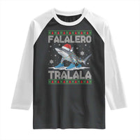 Falalero Tralala Italian Brainrot Meme Christmas Raglan Shirt Funny Gen Z Alpha Ugly Xmas Gift - Wonder Print Shop