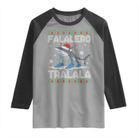 Falalero Tralala Italian Brainrot Meme Christmas Raglan Shirt Funny Gen Z Alpha Ugly Xmas Gift - Wonder Print Shop