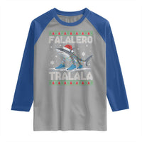 Falalero Tralala Italian Brainrot Meme Christmas Raglan Shirt Funny Gen Z Alpha Ugly Xmas Gift - Wonder Print Shop