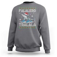 Falalero Tralala Italian Brainrot Meme Christmas Sweatshirt Funny Gen Z Alpha Ugly Xmas Gift - Wonder Print Shop