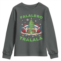 Falalero Tralala Youth Sweatshirt Funny Italian Brainrot Meme Christmas Gift - Wonder Print Shop