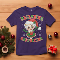 Ballerina Cappuccina T Shirt Funny Italian Brainrot Meme Christmas Gift - Wonder Print Shop