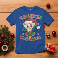 Ballerina Cappuccina T Shirt Funny Italian Brainrot Meme Christmas Gift - Wonder Print Shop